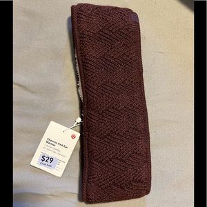 Lululemon Chevron knit ear warmer